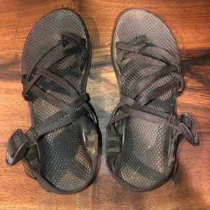 Black Chaco sandals, Size 9.